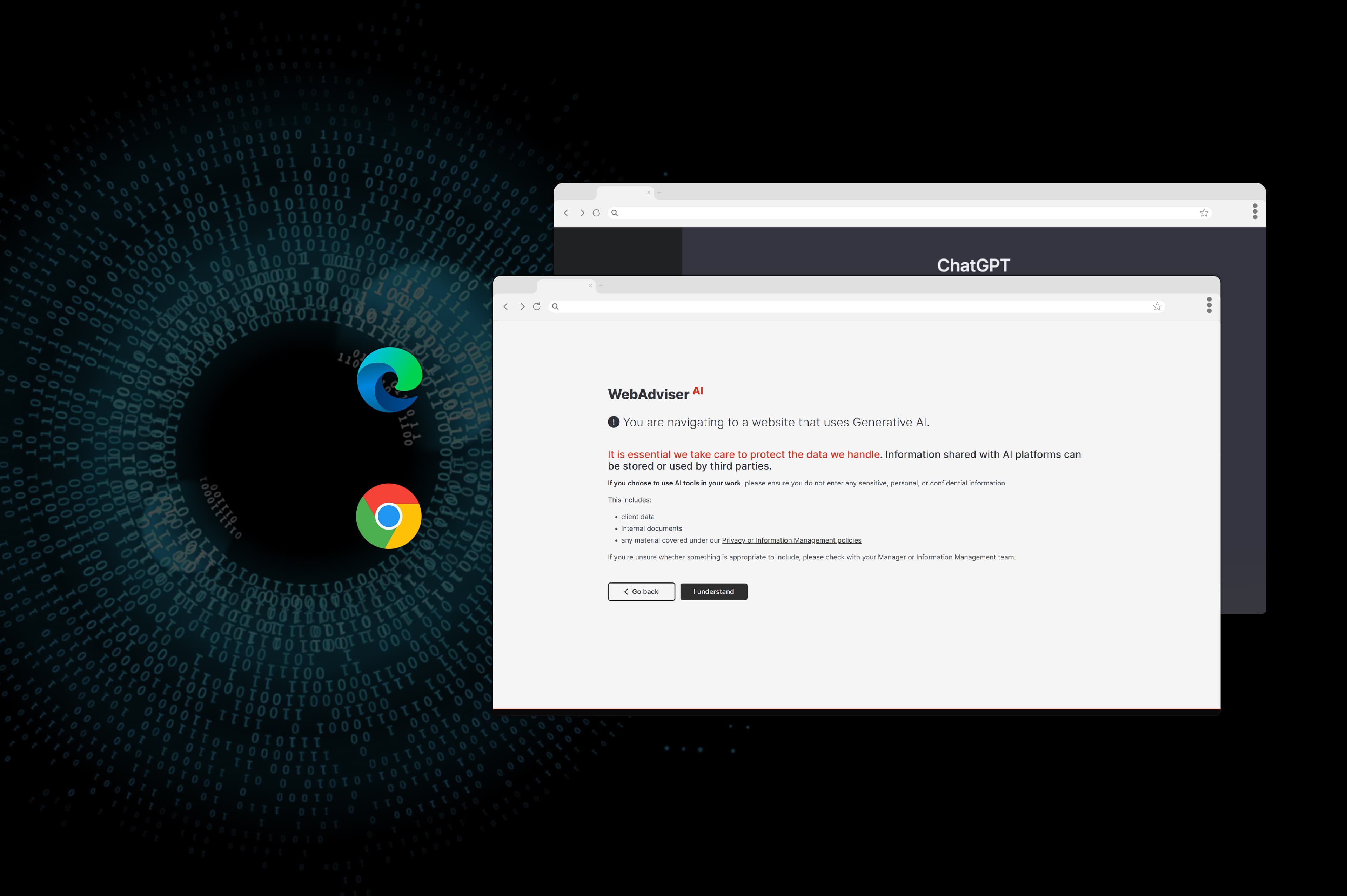 WebAdviser AI is compatible with Microsoft Edge and Chrome.