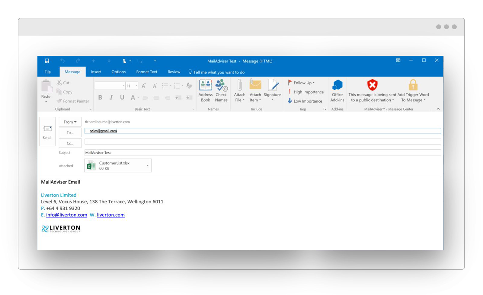 MailAdviser Liverton Security MailAdviser Liverton Security